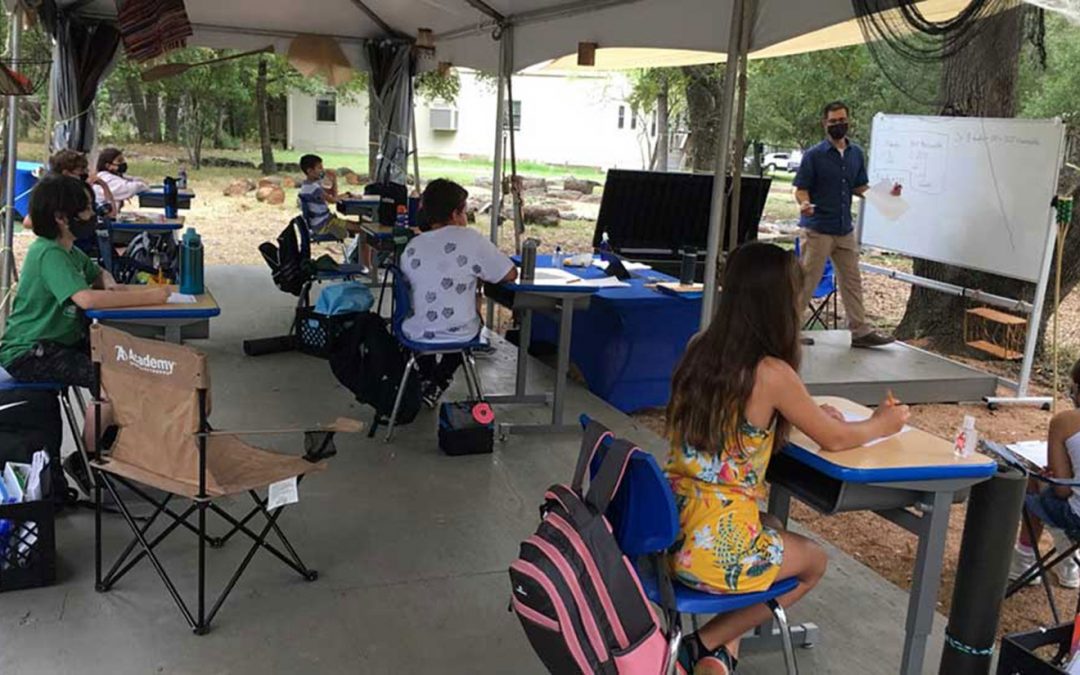 Austin Jewish Academy Takes School Outdoors in Time of COVID-19