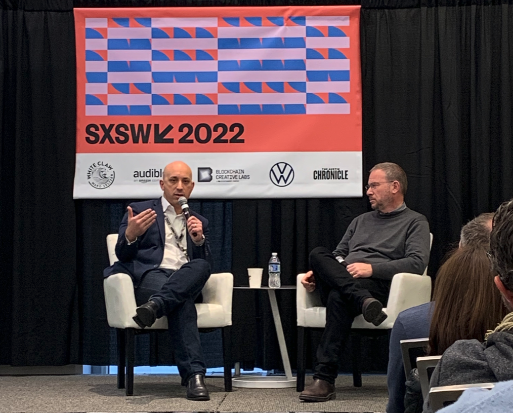 onathan Greenblatt, CEO and National Director of ADL, the Anti-Defamation League, and Jeffrey Goldberg, Editor in Chief at The Atlantic at SXSW