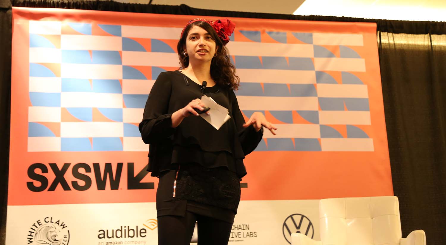 ournalist Madison Margolin hosts session on Judaism and Psychedelics at SXSW March 14, 2022. Photo credit: Wendy Goodman