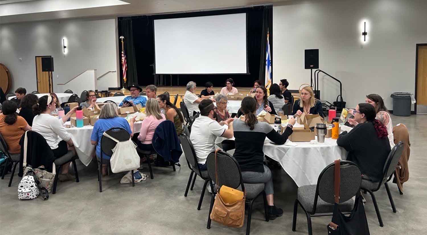 Austin area religious school educators at the City-Wide Teacher In Service at Shalom Austin on October 20, 2022. Credit: Alachua Haskins