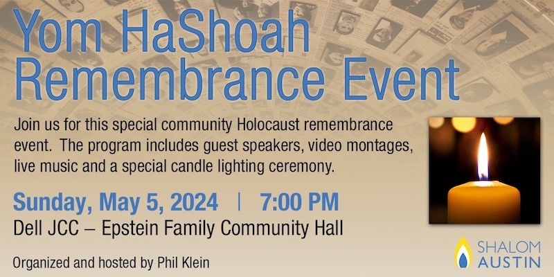 Yom HaShoah Remembrance Event