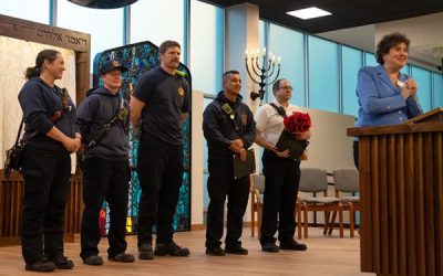 Congregation Beth Israel Recognizes Leaders and First Responders