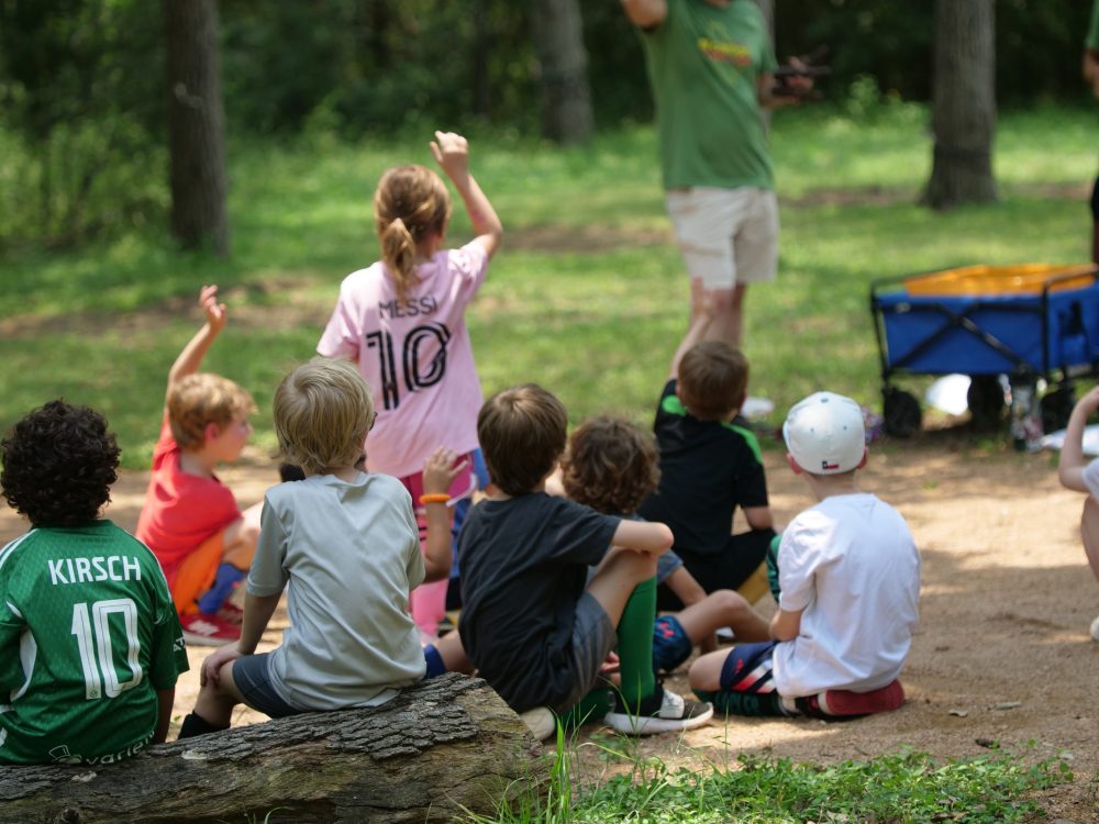 Kids participating at JCamps