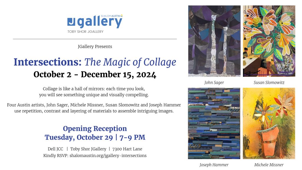 JGallery Opening Reception: Intersections: The Magic of Collage