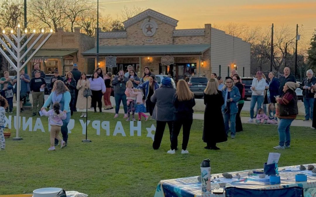 Buda Celebrates Hanukkah Menorah Lighting