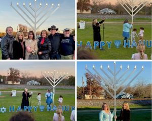 Photos from the Buda Menorah Lighting. Credit Jonathan Betcher