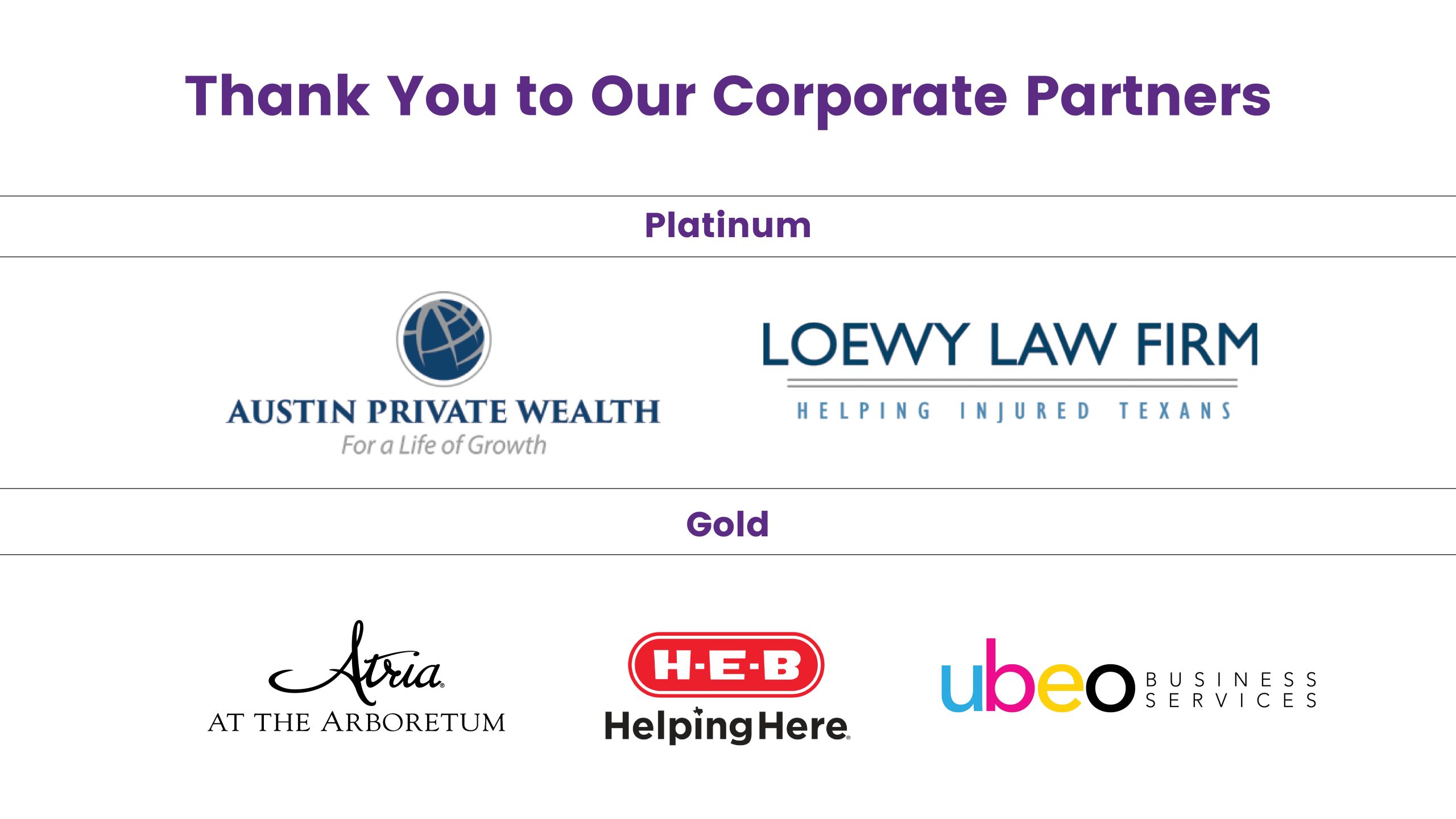 Mosaic 2023 Sponsors