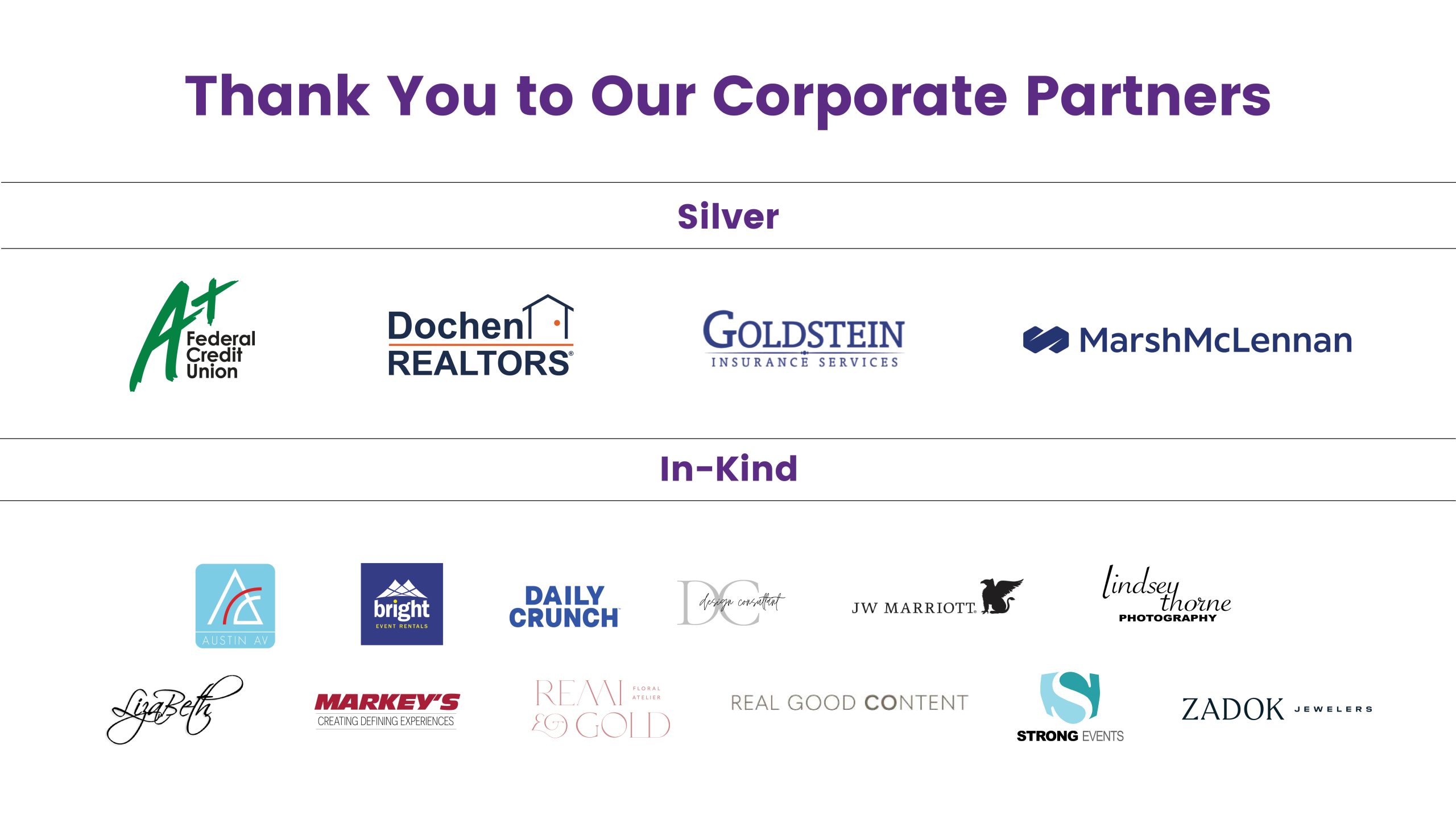 Mosaic 2023 Sponsors