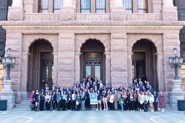 Jewish Federations in Texas visited the Capitol for Jewish Communities Day at the State on Feb. 4, 2025. Credit: Andrew Holmes