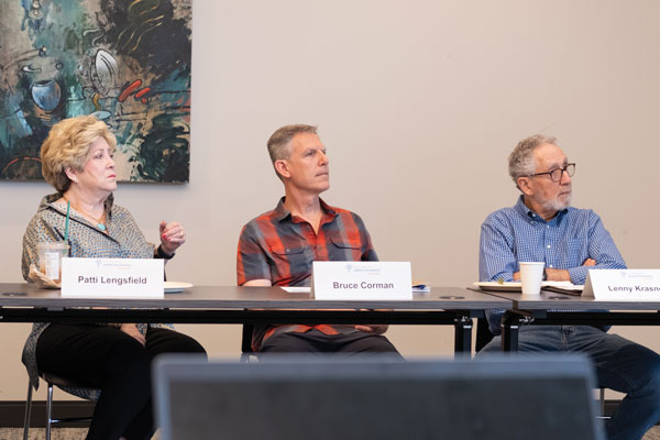 Leaders from Temple Beth Shalom attend the Legacy PREP series. Credit: Andrew Holmes