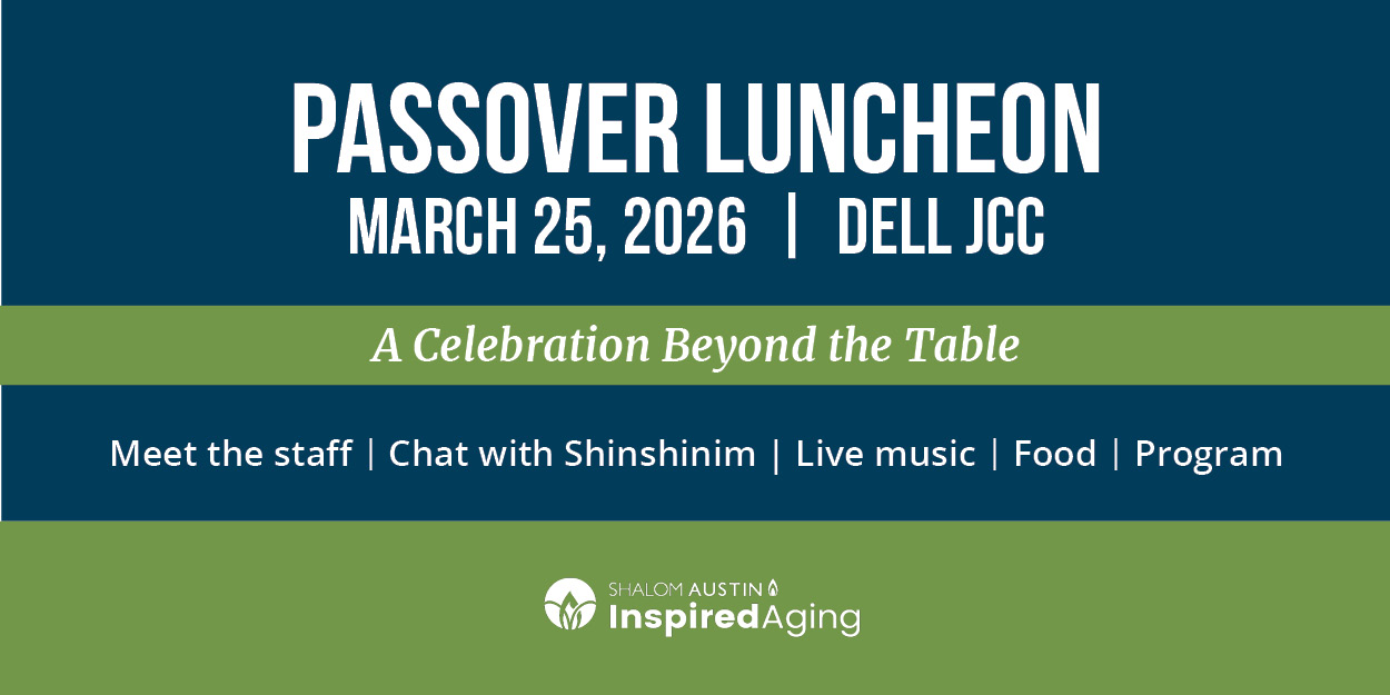 Inspired Aging Passover Luncheon 2026