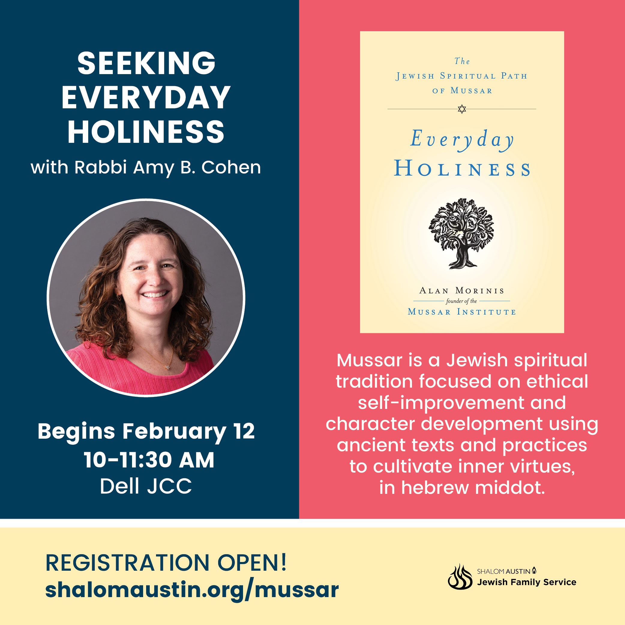 Mussar with Rabbi Amy B. Cohen Mussar Class 2025
