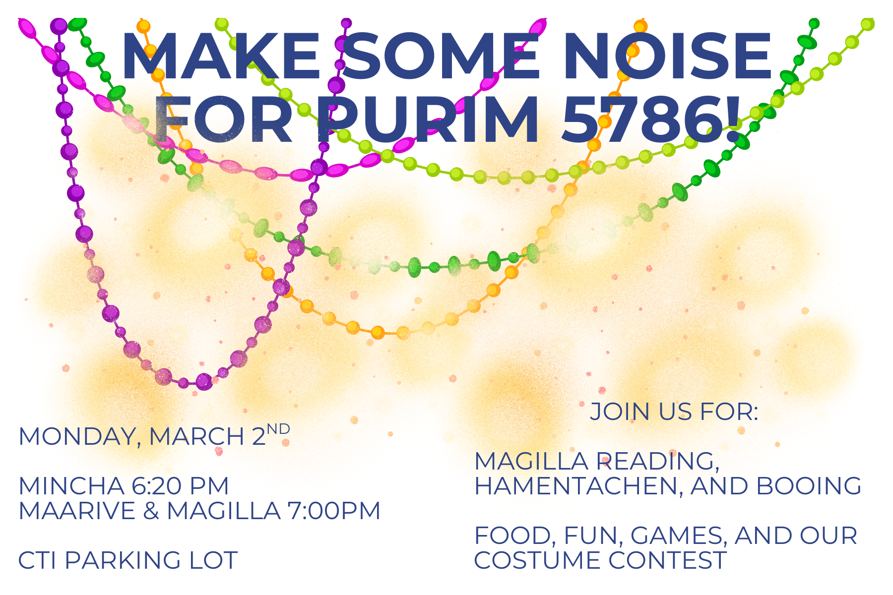 Make Some Noise for Purim!