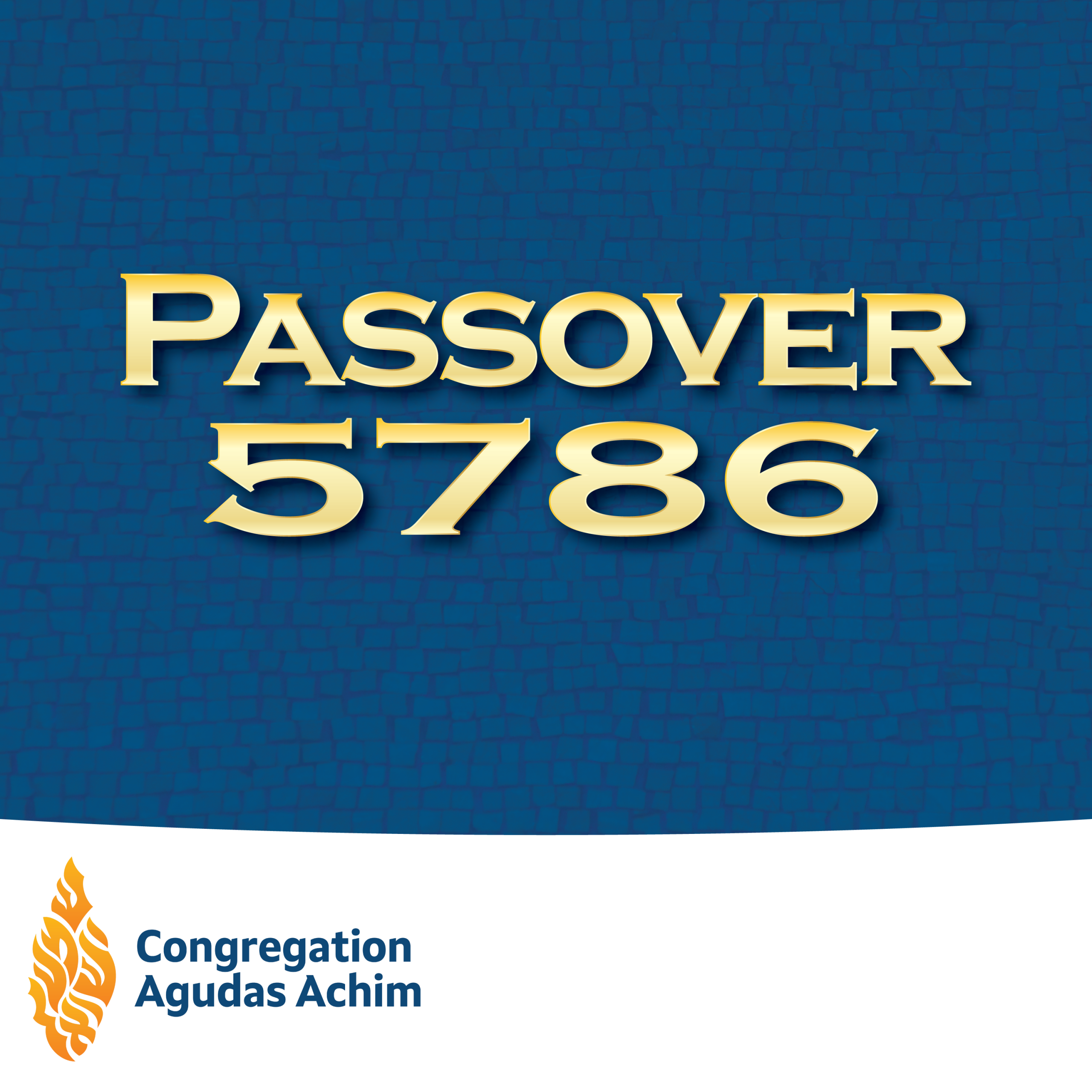 Passover with Congregation Agudas Achim!