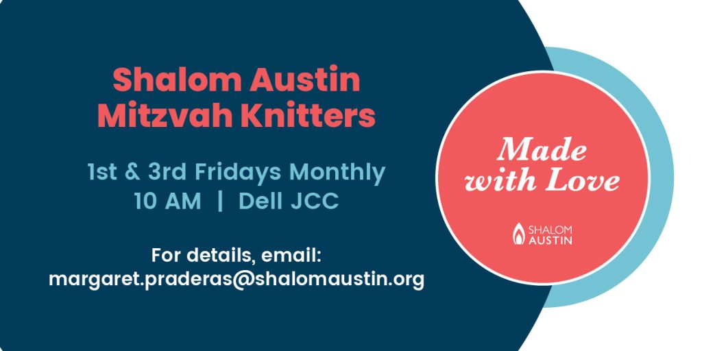 Mitzvah Knitters calendar