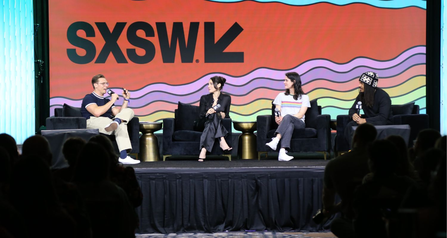 L-R: Josh Scherer on stage at SXSW 2026 with panelists Tefi Passoa, Elyse Myers, Keith Lee. Credit: Wendy Goodman L-R: Josh Scherer on stage at SXSW 2026 with panelists Tefi Passoa, Elyse Myers, Keith Lee. Credit: Wendy Goodman